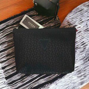 Guess Cosmetic Bag Basira Travel Handbag Navy Pouch Ladies